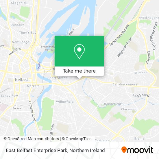 East Belfast Enterprise Park map