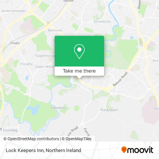 Lock Keepers Inn map