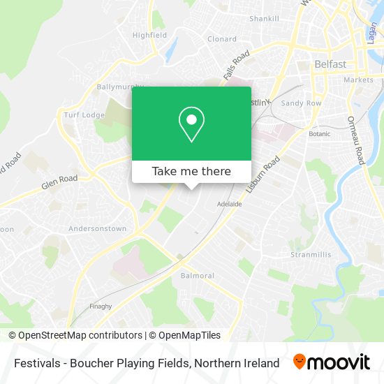 Festivals - Boucher Playing Fields map