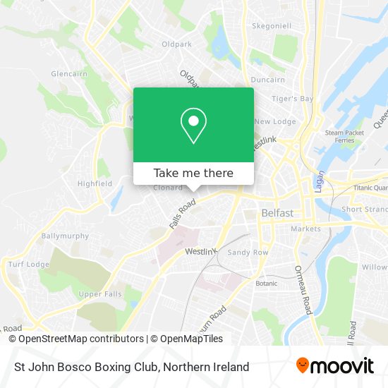 St John Bosco Boxing Club map