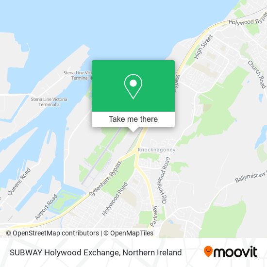 SUBWAY Holywood Exchange map