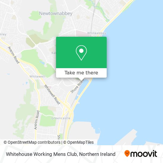 Whitehouse Working Mens Club map