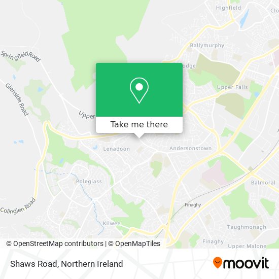 Shaws Road map