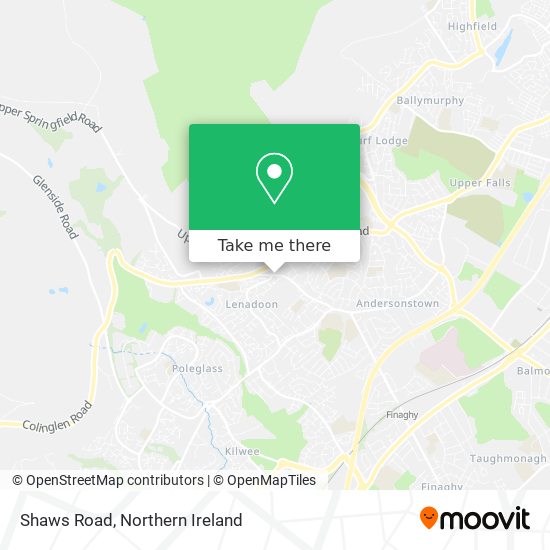 Shaws Road map