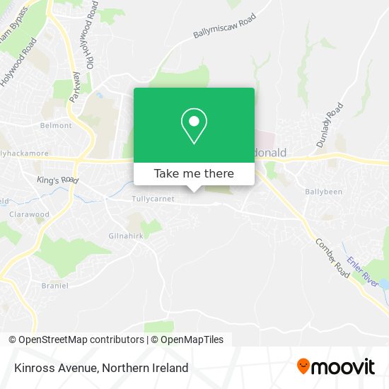 Kinross Avenue map