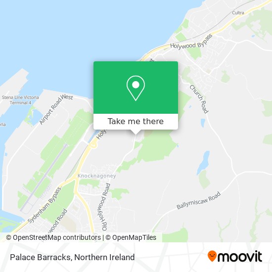 Palace Barracks map