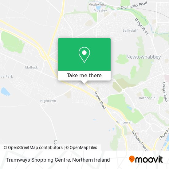 Tramways Shopping Centre map