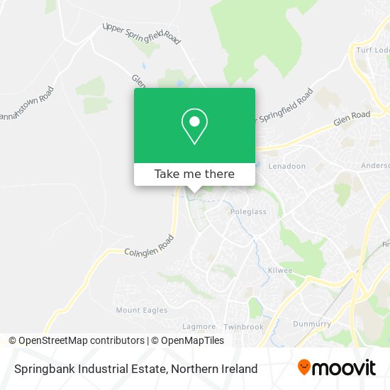 Springbank Industrial Estate map
