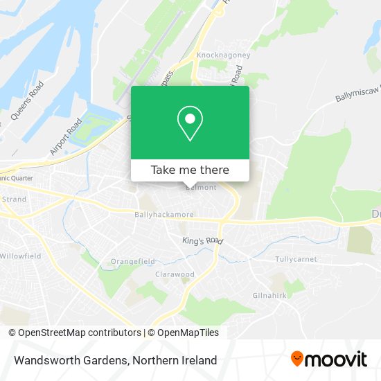 Wandsworth Gardens map