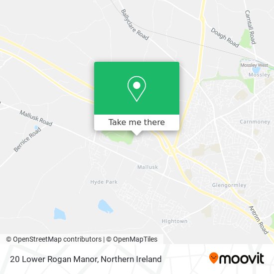 20 Lower Rogan Manor map