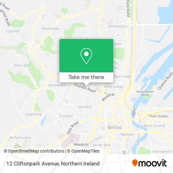 12 Cliftonpark Avenue map