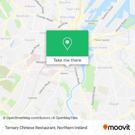 Ternary Chinese Restaurant map