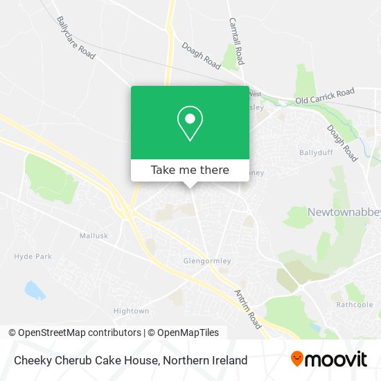 Cheeky Cherub Cake House map