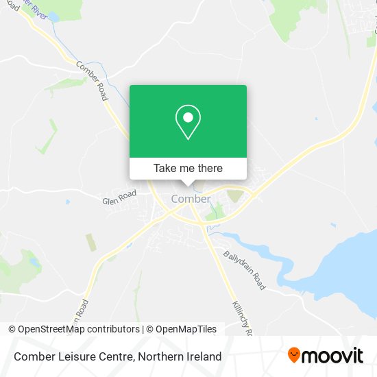 Comber Leisure Centre map