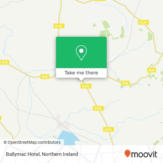 Ballymac Hotel map