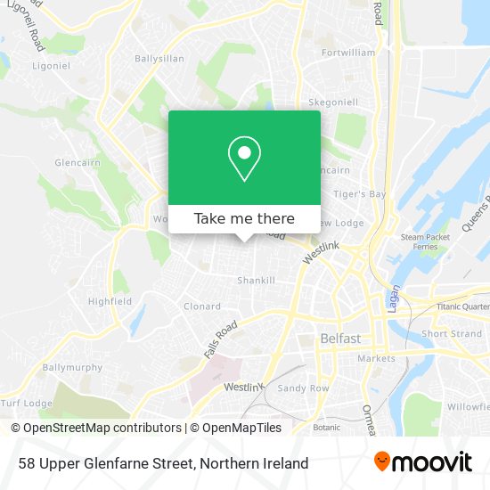 58 Upper Glenfarne Street map