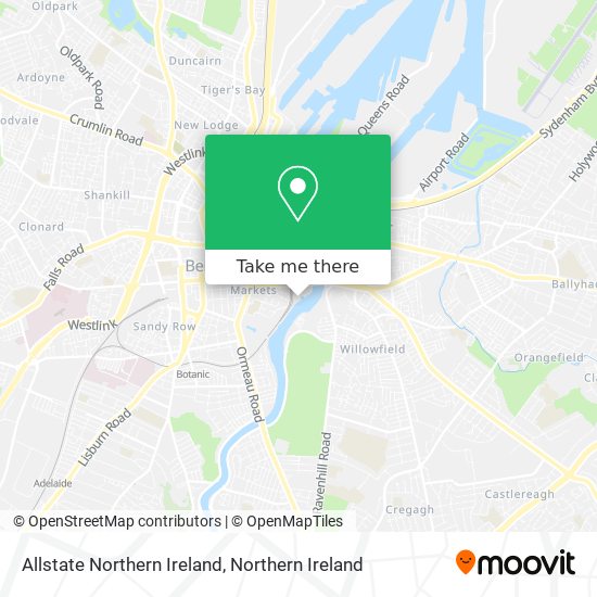 Allstate Northern Ireland map