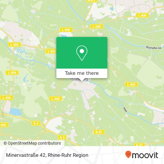 Minervastraße 42 map