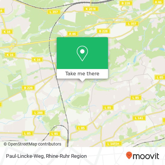 Paul-Lincke-Weg map