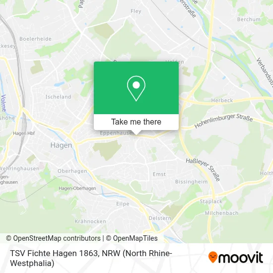 TSV Fichte Hagen 1863 map