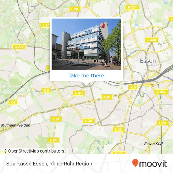 Sparkasse Essen map