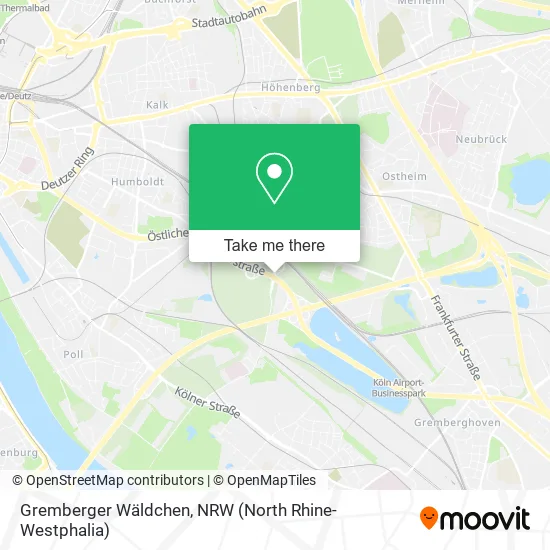 Карта Gremberger Wäldchen