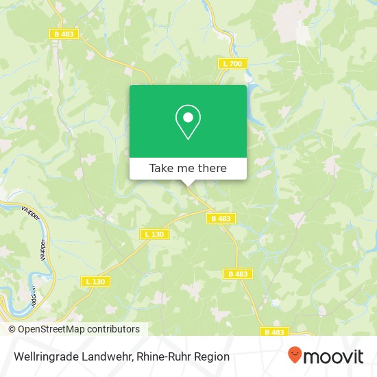 Wellringrade Landwehr map