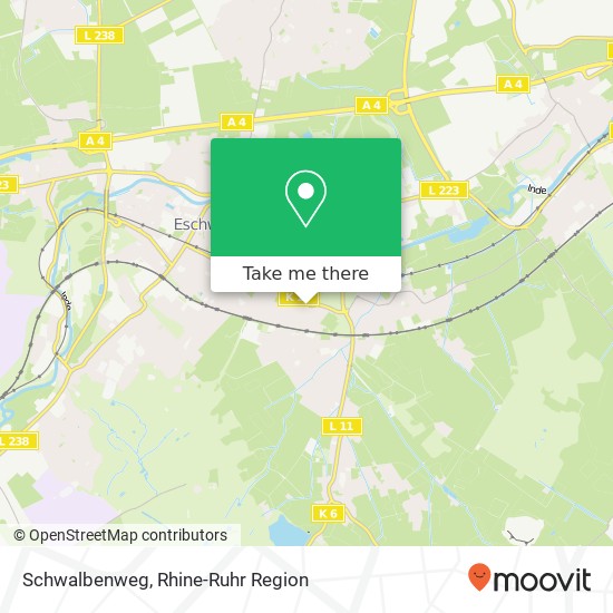 Карта Schwalbenweg