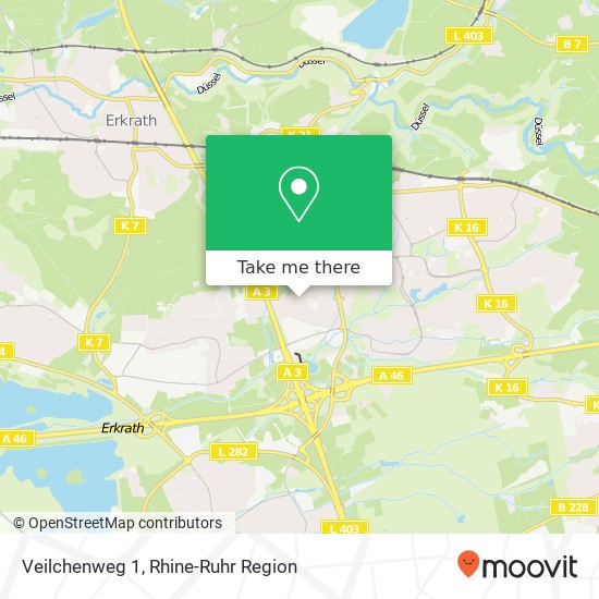 Veilchenweg 1 map