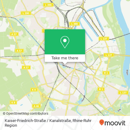 Kaiser-Friedrich-Straße / Kanalstraße map
