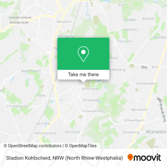 Карта Stadion Kohlscheid