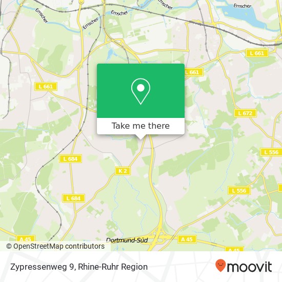 Zypressenweg 9 map