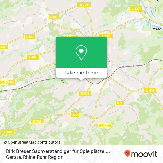 Dirk Breuer Sachverständiger für Spielplätze U.-Geräte map