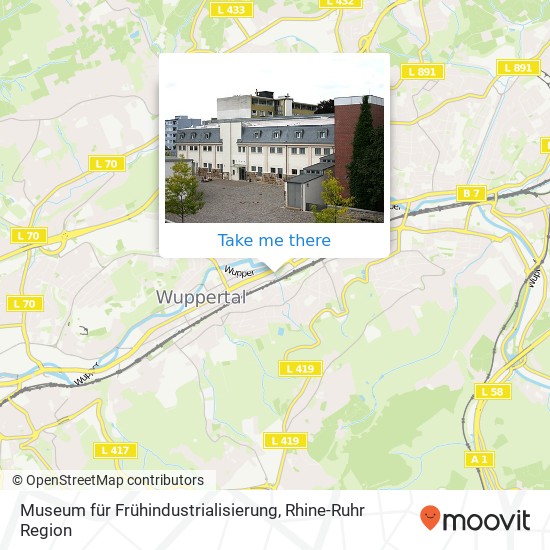 Museum für Frühindustrialisierung map