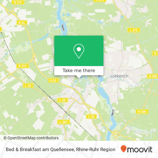 Bed & Breakfast am Quellensee map