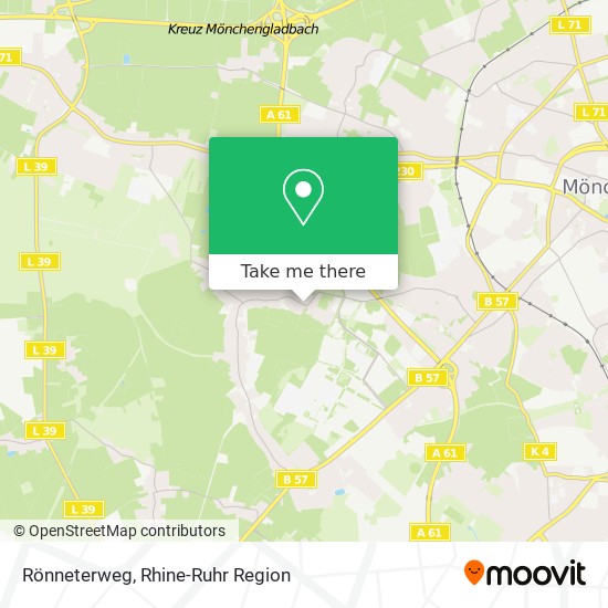 Rönneterweg map