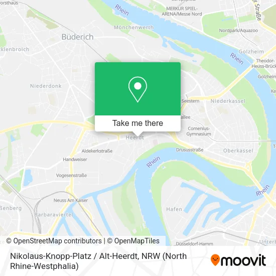 Карта Nikolaus-Knopp-Platz / Alt-Heerdt