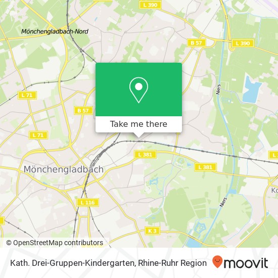 Kath. Drei-Gruppen-Kindergarten map