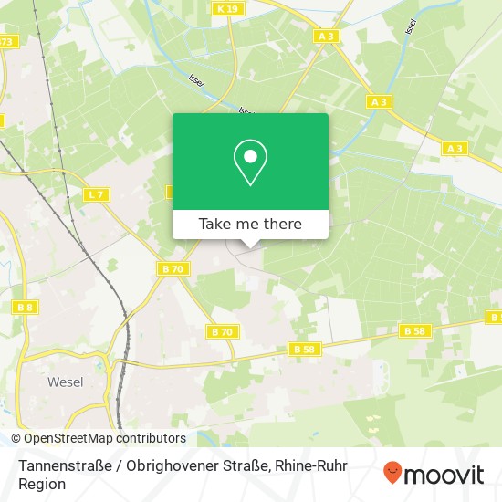 Tannenstraße / Obrighovener Straße map