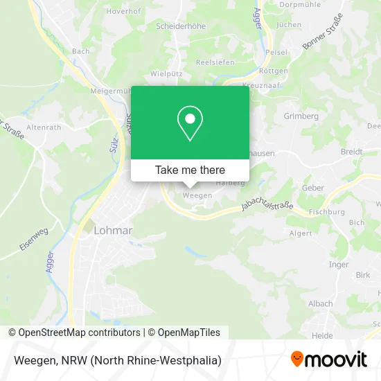 Weegen map