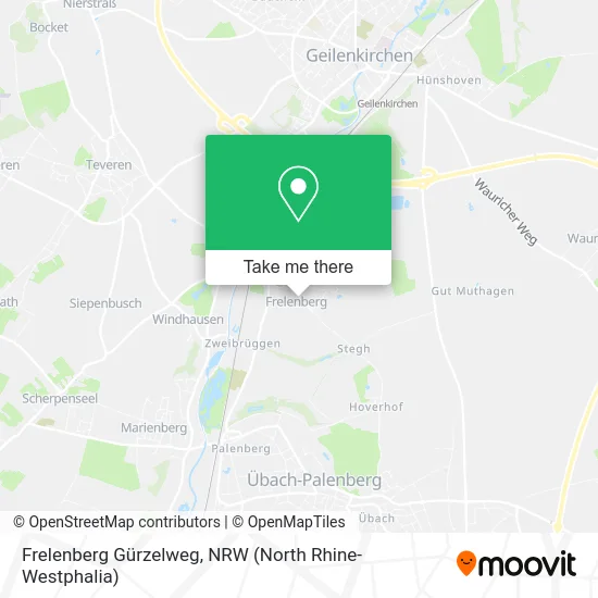 Frelenberg Gürzelweg map