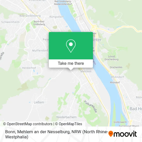 Карта Bonn, Mehlem an der Nesselburg