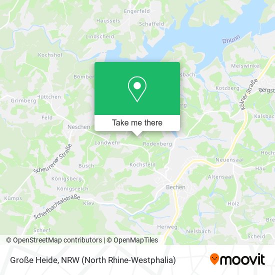 Карта Große Heide