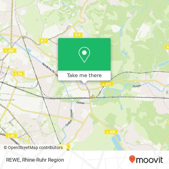 REWE map