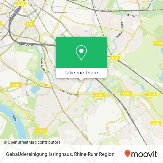 GebäUdereinigung Isringhaus map