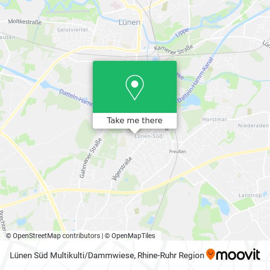 Lünen Süd Multikulti/Dammwiese map