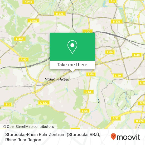 Starbucks-Rhein Ruhr Zentrum (Starbucks RRZ) map