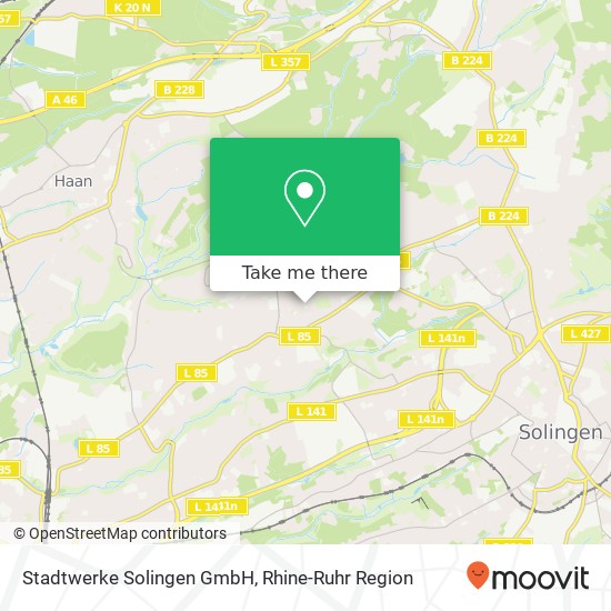 Stadtwerke Solingen GmbH map