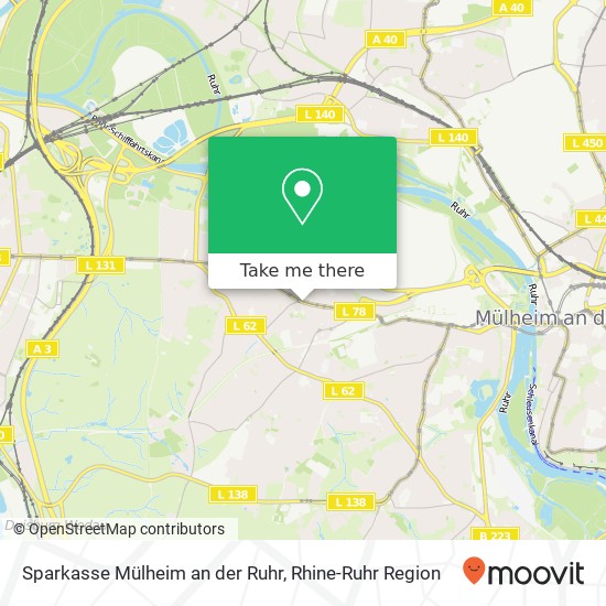 Sparkasse Mülheim an der Ruhr map