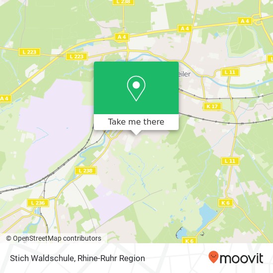 Stich Waldschule map